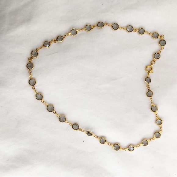 NWOT Vintage Austrian Crystal Necklace 16” - Picture 2 of 5